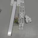 DAWASAPAT Adjustable Projector Ceiling/Wall Mount - 3-in-1 Universal Bracket for Projector Mounting, Universal Height Adjustable Mount Holder with Extension Pole (White)