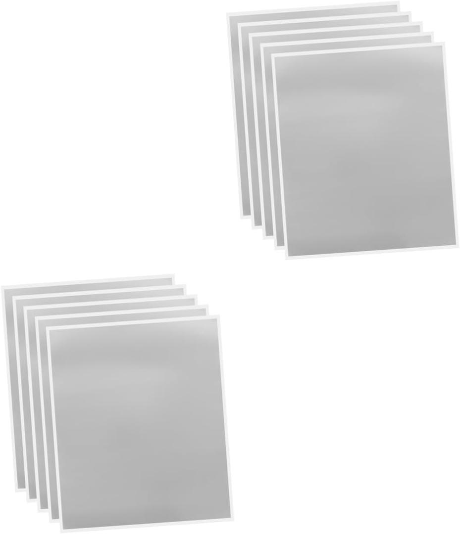 10sheets Scratch of Silver Scratch Off Stickers for Fun Surprise Cards for Birthdays Weddings Office Events and Classroom Rewards