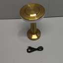 Cordless Metal Desk Lamp, Touch Sensor Control LED Table Lamp,3 Color Stepless Dimmable Battery Powered Lamp for Living Room, Dorm, Home Office (Gold)