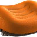 TREKOLOGY Ultralight Inflatable Camping Travel Pillow - ALUFT 2.0 Compressible, Compact, Comfortable, Ergonomic Inflating Pillows for Neck & Lumbar Support While Camp, Hiking, Backpacking (Orange)