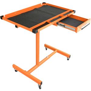 Aain Heavy Duty Adjustable Work Table with Drawersfor Garages, Repair Shops, and DIY, Portable.220 Pound Capacity.