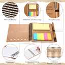 Resurhang 48 Pcs/24 Sets Teacher Appreciation Gifts Teacher Week Thank You Appreciation Gifts Notebook with Bamboo Ballpoint Pens, Thank You Notebook Bulk from Students Inspirational Journal
