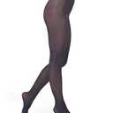 HUE Women’s Opaque Sheer to Waist Tights, Navy, 2