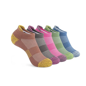 Gonii Ankle Socks Womens Running Athletic No Show Socks Cushioned 4-Pairs