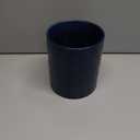 KOOV Kitchen Utensil Holder, Large Utensil Holders for Countertop, 6 x 7 Inches Ceramic Utensil Crock, Deep and Stable, Cooking Utensil Holder, Embossed Pattern (BLue)