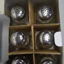 Thunder Group Paneled Cap Salt and Pepper Shakers (6 Pack), 1-1/4 oz, Clear