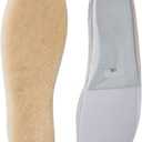 Sheepskin Insoles Women's Premium Think Wool Fur Fleece Inserts Cozy & Fluffy 7 1 Pack
