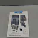 Clear Case with Stand for 7" All-New Kindle Paperwhite Cases 2024 (12th Gen) & Kindle Colorsoft Signature Edition | Anti-Yellowing, Ultra Slim Scratch-Proof Kindle Cover with Left-and-Right Hand Strap (C-Rose Red)