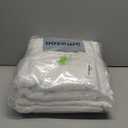 Wealuxe White Bath Towels 24x50 Inch, 6 Pack  Extra Absorbent Cotton Towel Set for Bathroom