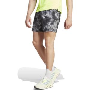 adidas Men's Own The Run Short (Medium/5" Inseam, White/Black/Grey)