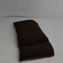 Queekay Fleece Lumbar Support Pillow 3 Section Back Pillow Office Chair for Back Support Comfortable Lumbar Cushion for Car Seat Pain Relief Sofa Rest(Coffee)