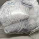 Thick Area Rug Light Grey Fluffy 4x6 for Bedroom, Soft Shag Comfy Washable Rug for Living Room Dorm Kids Baby Nursery, Plush Shaggy Non-Slip Fuzzy Carpet, Tie Dye Gray