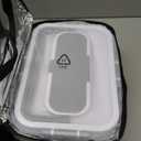 Cordless Electric Lunch Box for Work – 16000mAh Battery Powered Self Heating Food Warmer, 1.6L Portable Heated Lunchbox for Truck Drivers, Construction & Outdoor Use