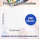 100 Pieces 10 x 10 Inches Cotton Fabric Precut Fabric Solid Colors Fabric Squares Quilting Fabric Bundles Cotton Fabric for Sewing Making for Craft Lovers