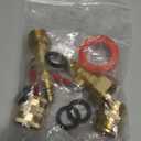 RV Winterizing Kit, RV Blowout Adapter with Shut Off Valve, Sprinkler Blowout Adapter with Quick-Connect Plug to 3/4 Garden Hose, Camper Winterize Blowout Plug for Winterizing RV, Camper, Boat