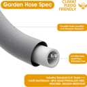 Garden Hose 25 FT, Non-Expanding Water Hose, Ultra-Light & Flexible, Burst-Resistant, Kink-Free, High-Pressure Garden Hose All-Weather Use for Lawns, Gardens, and Outdoor Cleaning