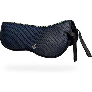 Kavallerie 3D Air-Mesh Half Pad, Impact Protection & Therapeutic Gel Padding English Saddle for Maximum Support and Stability, Best for Horses Under Saddle, Dressage, Jumping & Training