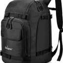 Unigear Ski Boot Bag Backpack for Helmet 50L/70L, Goggles, Gloves, Skis, Snowboard & Accessories (Black)