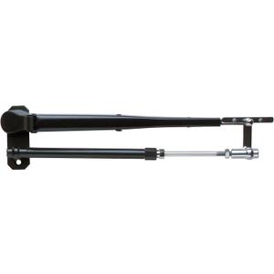 Marinco 33037A Wiper Arm, Deluxe Black Stainless Steel Pantographic, 17"-22" Adjustable