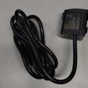 Teamson Home Water Pump for Fountains, Garden Ponds, and Birdbaths, 119 GPH, 2.5 Inch Length, Black