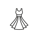 Black Long Dress For Women Small
