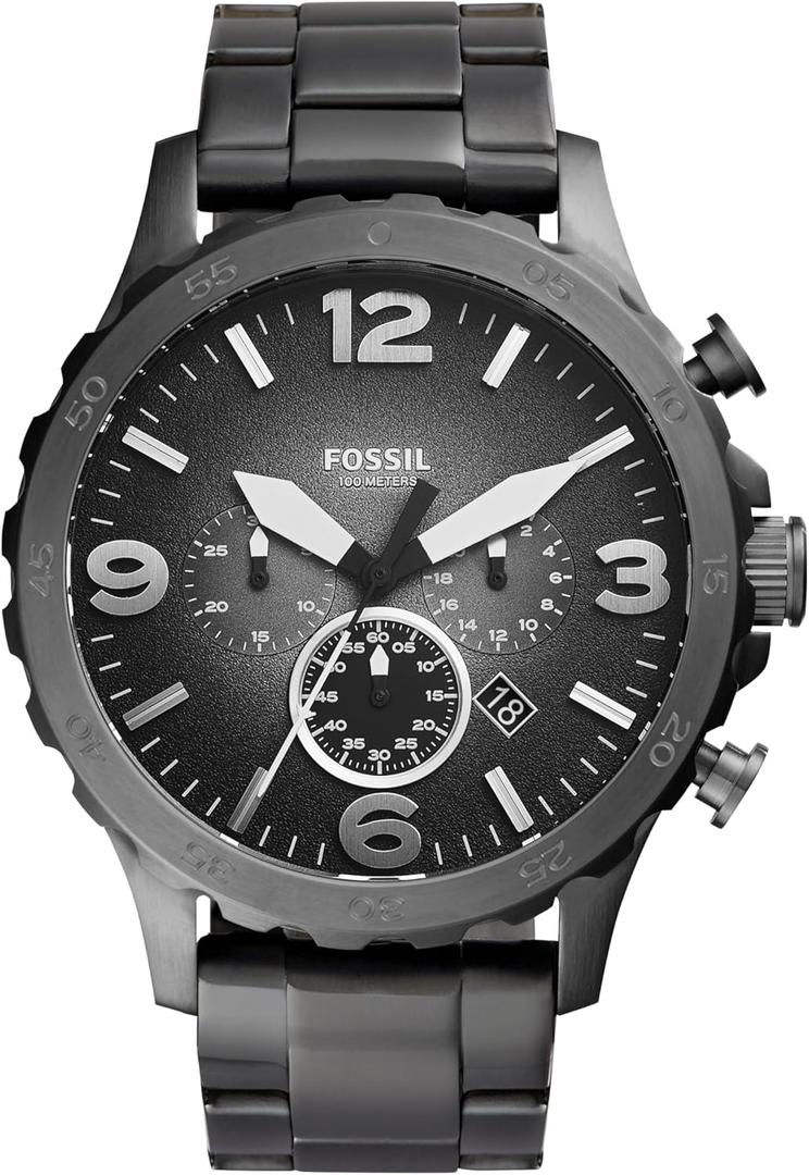 Fossil Men's Nate Quartz Stainless Steel Chronograph Watch
