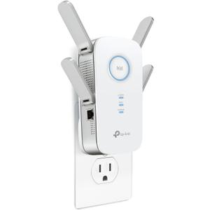 TP-Link AC2600 WiFi Extender(RE650), Up to 2600Mbps, Dual Band WiFi Range Extender, Gigabit port, Internet Booster, Repeater, Access Point,4x4 MU-MIMO
