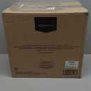 Amazon Basics Plastic Storage Containers with Secure Latching Lids, Stackable Organization Bins, Clear/Grey, 32 Quart, Set of 6