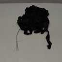 12 Pcs Velvet Christmas Bows Candle Holder Decoration Large Raw Edge Pre-Tied Bow 7.1"x15.7" Vintage Fringe Ribbon Handmade Bow for Christmas Tree Candlestick Rustic Gift Wrapping(Black)