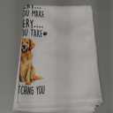 Golden Retriever Dish Towels Set - Golden Retriever Decorative Waffle Weave Kitchen Towels, Hand Tea Towels for Bathroom Kitchen (1624 Inches Set of 2)