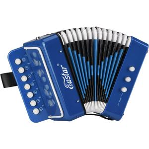 Eastar Kids Accordion Toy Accordian Mini Musical Instruments 10 Keys Button for Child Children Kids Toddlers Beginners (Blue)