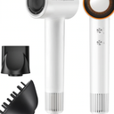 Hair Dryer Negative Ion, Professional Blow Dryer with High Speed Motor, 200 Million Ions, Low Noise, Portable for Home