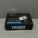 TOLOCO Massage Gun, Upgrade Deep Tissue Back Massager with 10 Replacement Heads, Percussion Massage Guns for Athletes for Pain Relief, Super Quiet Electric Massager for Treatment, Relax, Carbon