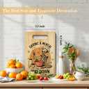 WNAGT Funny Cutting Board Kitchen Decor, Gothic Kitchen Decor, Bamboo Cutting Boards For Kitchen, Decorative Chopping Boards For Kitchen(Style B)