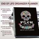 End of Life Planner, Can Store Bank Cards, Envelopes, Photos Death Note Book, Sorry It's Your Problem Now Because Im Dead, If I Die Binder This Book Can Help Your Lover Comprehensively