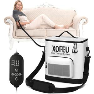 Cold Therapy Machine, Program Timer Ice Machine for Shoulder After Surgery, 19Qt Portable Cold Therapy Recovery System, Pain Relief, Quiet Working
