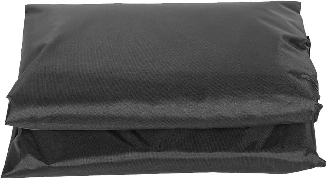 Outdoor Square Hot Tub Cover, Waterproof Sunproof SPA Cover Protector 90.9x90.9x11.8in (Black)