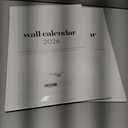 2 x Wall Calendar 2026, 12 Months, 17" x 12" Large Wall Calendar with Hanger, Thick Paper and Spiral Binding. Minimalist Design, Business Style.