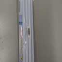 2 Pack Spring Tension Curtain Rod 32.5 to 58 inch Adjustable Curtain Rods No Drilling Spring Loaded Curtain Rods for Windows Doors, White