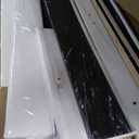 Allewie Full Bed Frame, Velvet Upholstered Platform Bed with Adjustable Vertical Channel Tufted Headboard, Mattress Foundation with Strong Wooden Slats, Box Spring Optional, Easy Assembly, Off-White