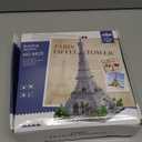 Paris Eiffel Tower Model Building Blocks Micro Brick Architecture Landmark for Display Fun Construction Gift for Kids & Adults