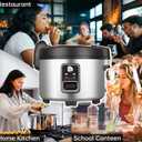 Commercial Rice Cooker & Warmer 8.17Qt/40 Cups (Cooked Rice) |Large Rice Cooker | 40 mins Fast Cook Rice Cooker for Restaurant | Auto Keep Warm |Easy Clean