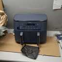 Ninja Foodi Air Fryer w/Smart Cook Thermometer | 6-in-1 Air Fry, Roast, Bake, Dehydrate & More | DualZone Match Cook & Smart Finish, 2 Independent Baskets | XL 10 Qt, Stainless Steel | Grey,DZ550GY