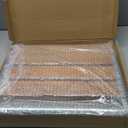 Foldable Shower Seat Wall Mounted, Folding Shower Bench for Small Shower Spaces, 400lbs Max Load for Inside Shower, 16" (Yellow)