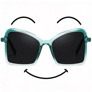 Chicid Oversized Cat Eye Sunglasses Womens Trendy Square Cateye Sun Glasses UV400 Protection