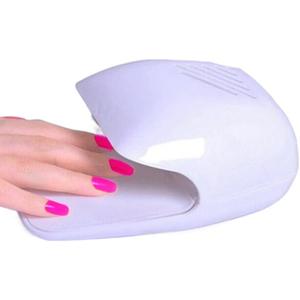 Portable Nail Fan Dryer for Nail Art Polish Gel, Quick Dry Nail Dryer Blower Machine for Nail Salons Fingernail ToenailWhite