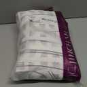 jinchan White Curtains Black Striped Curtains 63 Inch Length for Living Room Bedroom Window Treatment Modern Linen Look Pinstripe Light Filtering Privacy Back Tab Rod Pocket 2 Panels Set