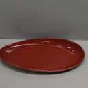 G.E.T. Enterprises Chili 15 Oval Serving Platter Dishwasher Safe Melamine Plastic, Osslo Collection OP-1580-CHI (Pack of 1)