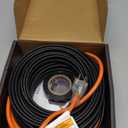 3FT-200FT Heat Tape for Water Pipes, -40F Deicing Pipe Heat Cable,Electric Heating Cable Pipe,Frezze Protection for Heat Trace Cable for Metal, Plastic Home Pipes,Gutter,120V 5W/ft50FT