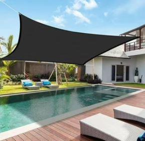 90% Shade Cloth for Garden, 10 x 20 FT 2025 New Update Sun Shade Netting, Design with Reinforcement Strips and Tie Rope, Tear Resistant Shade Cloth for Plants, Pool Cover, Patio